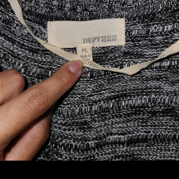 Dept 222 sleeveless open cardigan duster PL - Picture 4 of 4